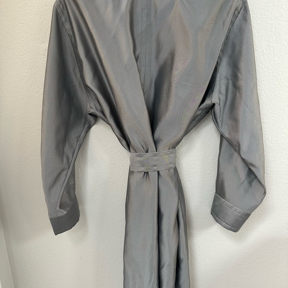 Ellen Tracy Women's Silver Trench Coat - Picture 8 of 13